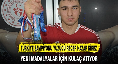 RECEP HAZAR KİREZ YENİ MADALYALAR İÇİN KULAÇ ATIYOR