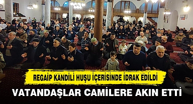 Regaip Kandili Huşu İçerisinde İdrak Edildi