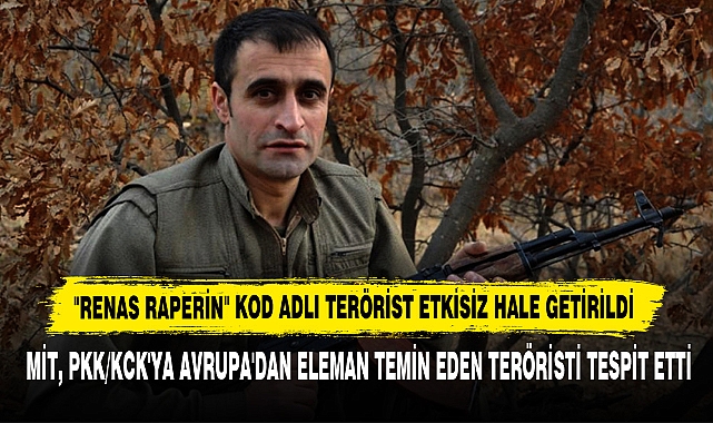 "Renas Raperin" Kod Adlı Terörist Etkisiz Hale Getirildi