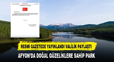 Resmi Gazetede Yayınlandı Valilik Paylaştı