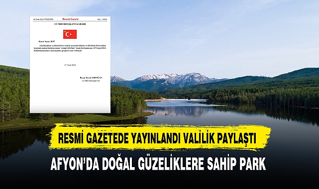 Resmi Gazetede Yayınlandı Valilik Paylaştı