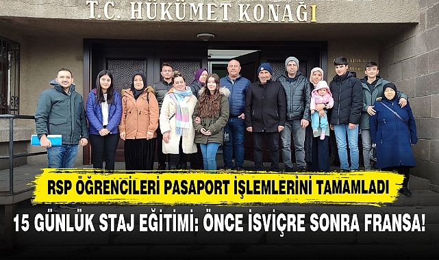 Rsp Öğrencileri Pasaport İşlemlerini Tamamladı