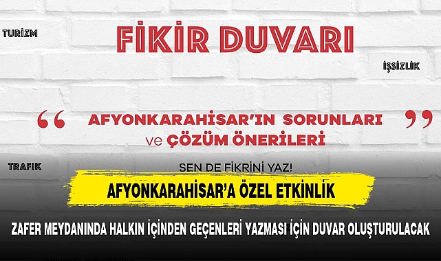 SAADET PARTİSİ'NDEN FİKİR DUVARI ETKİNLİĞİ