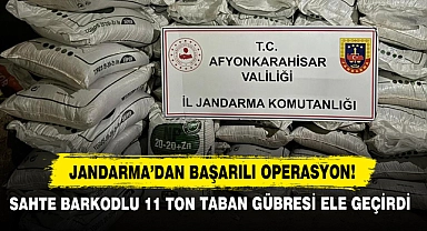Sahte Barkodlu 11 Ton Taban Gübresi Ele Geçirdi