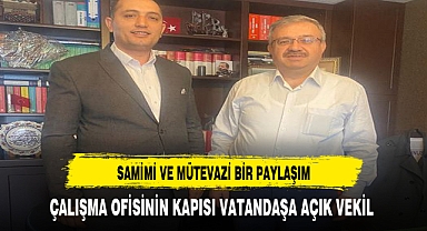 Samimi ve Mütevazi Bir Paylaşım Çalışma Ofisinin Kapısı Vatandaşına Açık Bir Vekil