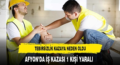 Sanayi Bölgesinde İş Kazası Yaşandı 1 Kişi Yaralı