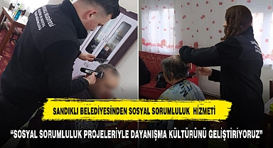 Sandıklı Belediyesi vatandaşlarının yanında