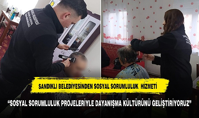 Sandıklı Belediyesi vatandaşlarının yanında