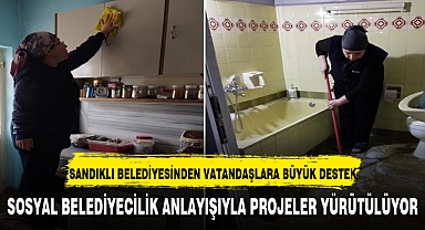 SANDIKLI BELEDİYESİNDEN VATANDAŞLARA BÜYÜK DESTEK