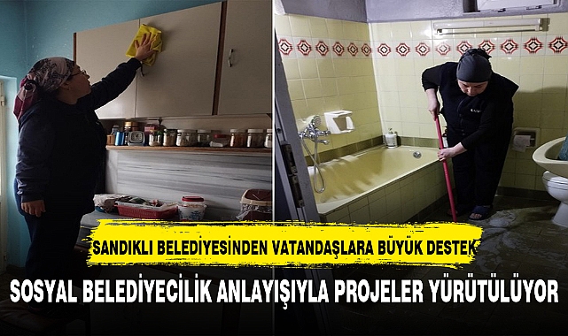 SANDIKLI BELEDİYESİNDEN VATANDAŞLARA BÜYÜK DESTEK