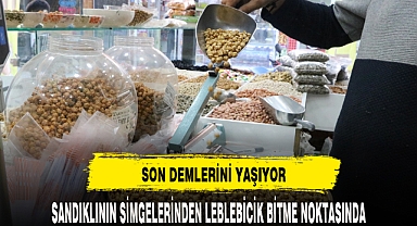 Sandıklı'da leblebicilik mesleği son demlerini yaşıyor