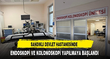 Sandıklı Devlet Hastanesinde Endoskopi ve Kolonoskopi Yapılmaya Başlandı