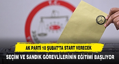 Seçim Ve Sandık Görevlilerinin Eğitimi Başlıyor