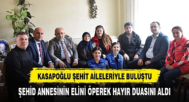 Şehit Annesine Moral Ziyareti Gerçekleştirdi