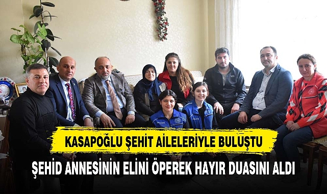 Şehit Annesine Moral Ziyareti Gerçekleştirdi