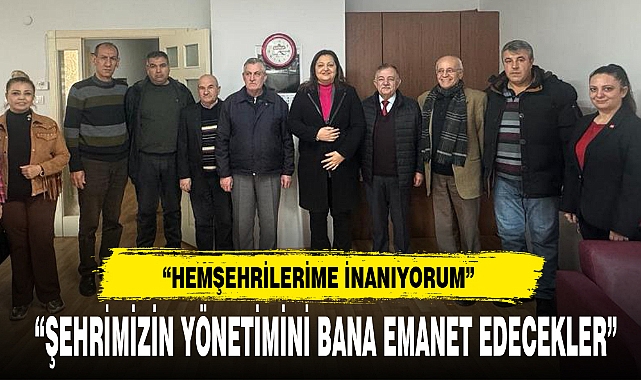 "ŞEHRİMİZİN YÖNETİMİNİ BANA EMANET EDECEKLER"