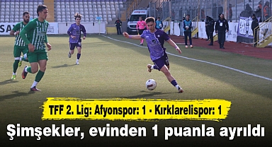 Şimşekler, evinden 1 puanla ayrıldı