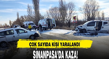 SİNANPAŞA'DA KAZA!