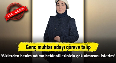 "Sizlerden benim adıma beklentilerinizin çok olmasını isterim"