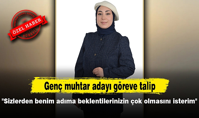"Sizlerden benim adıma beklentilerinizin çok olmasını isterim"