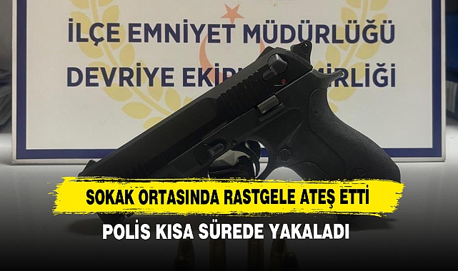 Sokak Ortasında Rastgele Ateş Etti