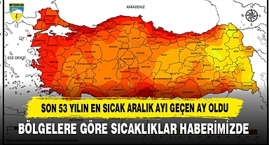 Son 53 Yılın En Sıcak Aralık Ayı Geçen Ay Oldu