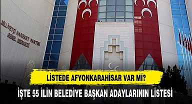Son dakika: MHP'nin 55 yerde adayı belli oldu! İsim isim tam liste