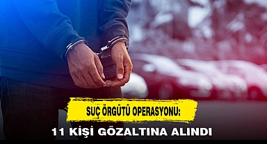 SUÇ ÖRGÜTÜ OPERASYONU: