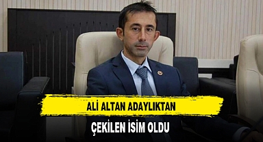 Şuhut'ta Ali Altan Adaylıktan Çekildi