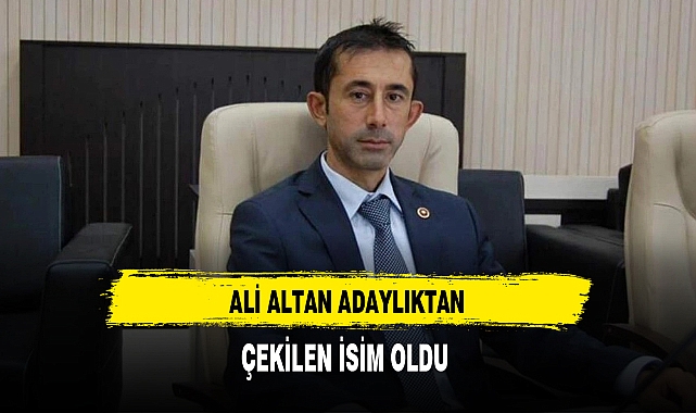 Şuhut'ta Ali Altan Adaylıktan Çekildi