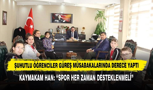 Şuhutlu Öğrenciler Güreş Müsabakalarında Derece Yaptı