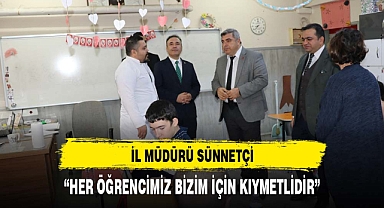 Sünnetci: “Her bir öğrencimiz bizim için çok kıymetli”