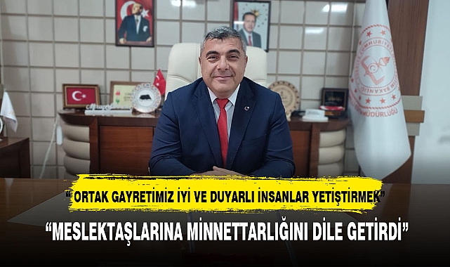SÜNNETÇİ, " ORTAK GAYRETİMİZ İYİ VE DUYARLI İNSANLAR YETİŞTİRMEK"