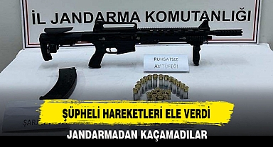 ŞÜPHELİ HAREKETLERİ ELE VERDİ