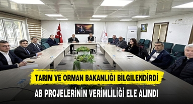 Tarım ve Orman Müdürlüğünde değerlendirme toplantısı gerçekleştirildi