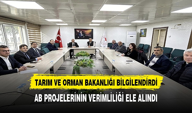 Tarım ve Orman Müdürlüğünde değerlendirme toplantısı gerçekleştirildi
