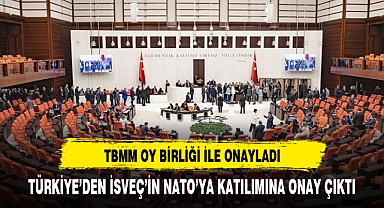 TBMM, İsveç'in NATO'ya katılımına onay verdi