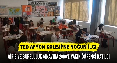 TED Afyon Koleji'ne yoğun ilgi