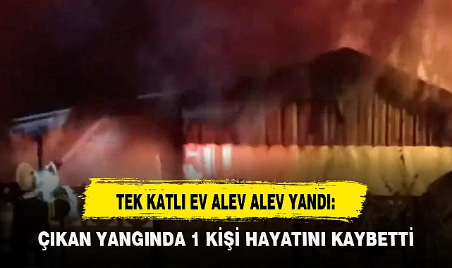 TEK KATLI EV ALEV ALEV YANDI: