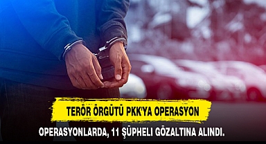TERÖR ÖRGÜTÜ PKK'YA OPERASYON