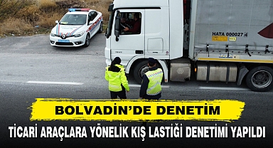 Ticari Araçlara Yönelik Kış Lastiği Denetimi Yapıldı