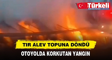 Tır Alev Topuna Döndü