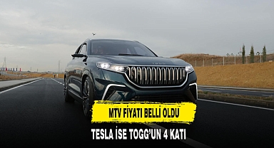 TOGG'UN MTV FİYATI BELLİ OLDU