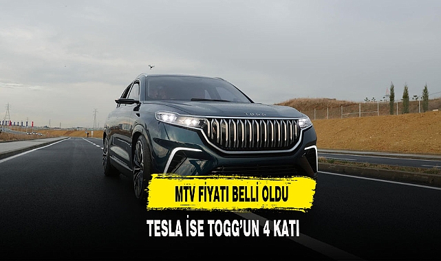 TOGG'UN MTV FİYATI BELLİ OLDU