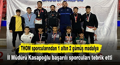 TOHM sporcularından 1 altın 2 gümüş madalya