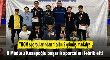 TOHM sporcularından 1 altın 2 gümüş madalya