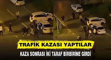 TRAFİK KAZASI YAPTILAR