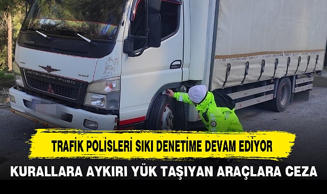 TRAFİK POLİSLERİ SIKI DENETİME DEVAM EDİYOR