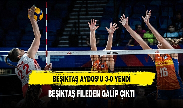 Türk Hava Yolları, Beşiktaş Ayos'u 3-0 Yendi
