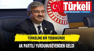 Türkeli Gazetesine Bir Teşekkürde AK Partili Yurdunusevenden Geldi